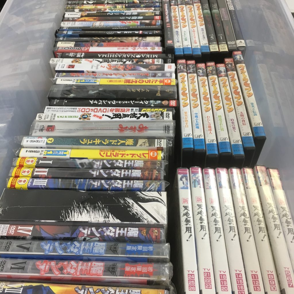 埼玉県狭山市で古本買取と同時に査定したDVD