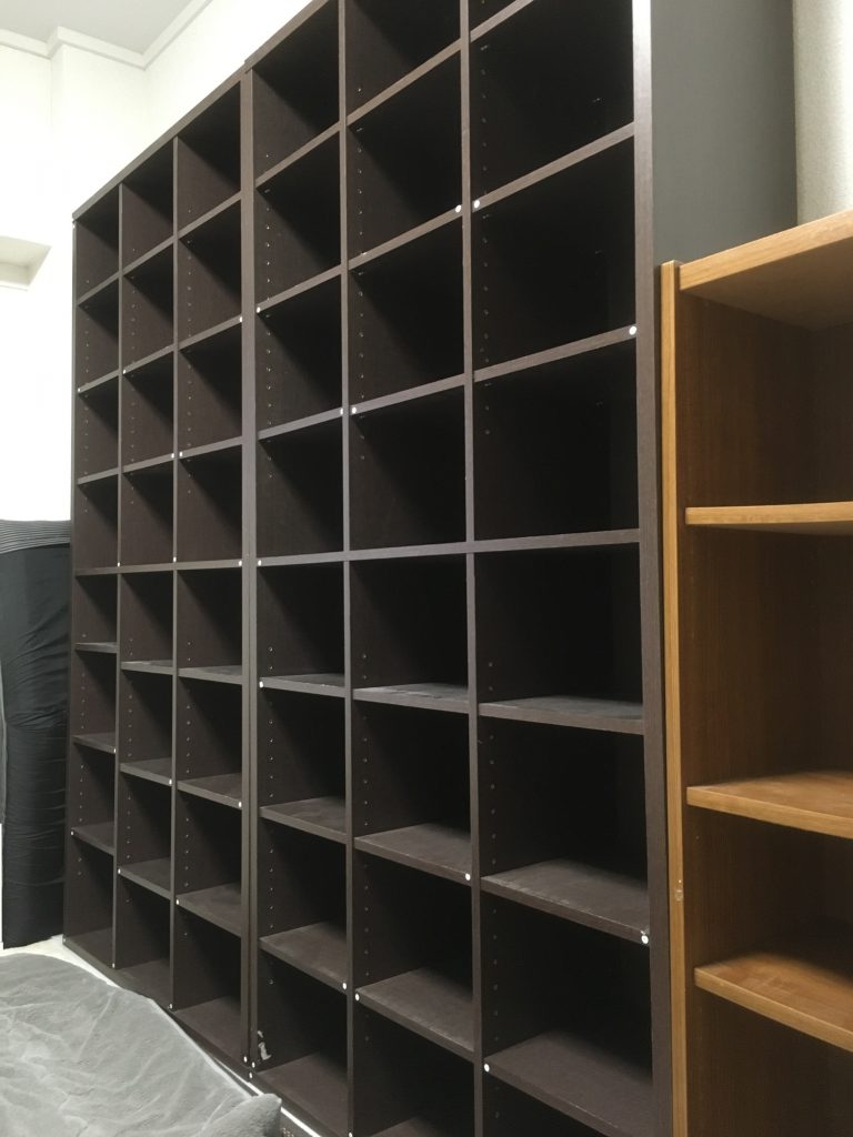 入間古本買取できれいになった本棚