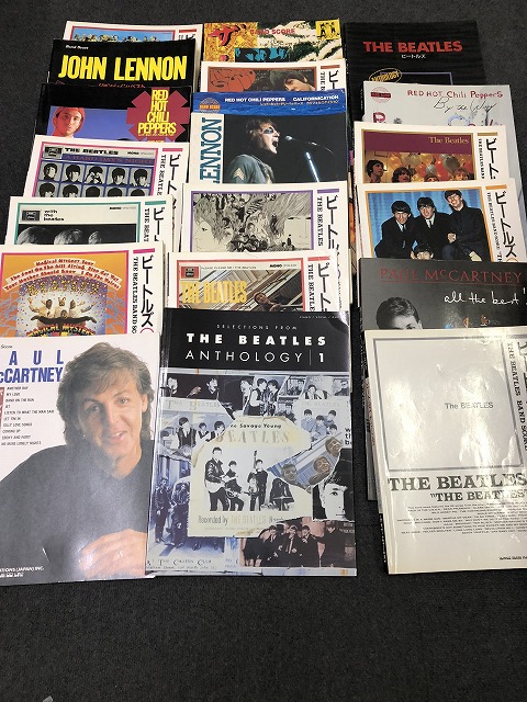 新座市でビートルズのバンドスコアを出張買取
